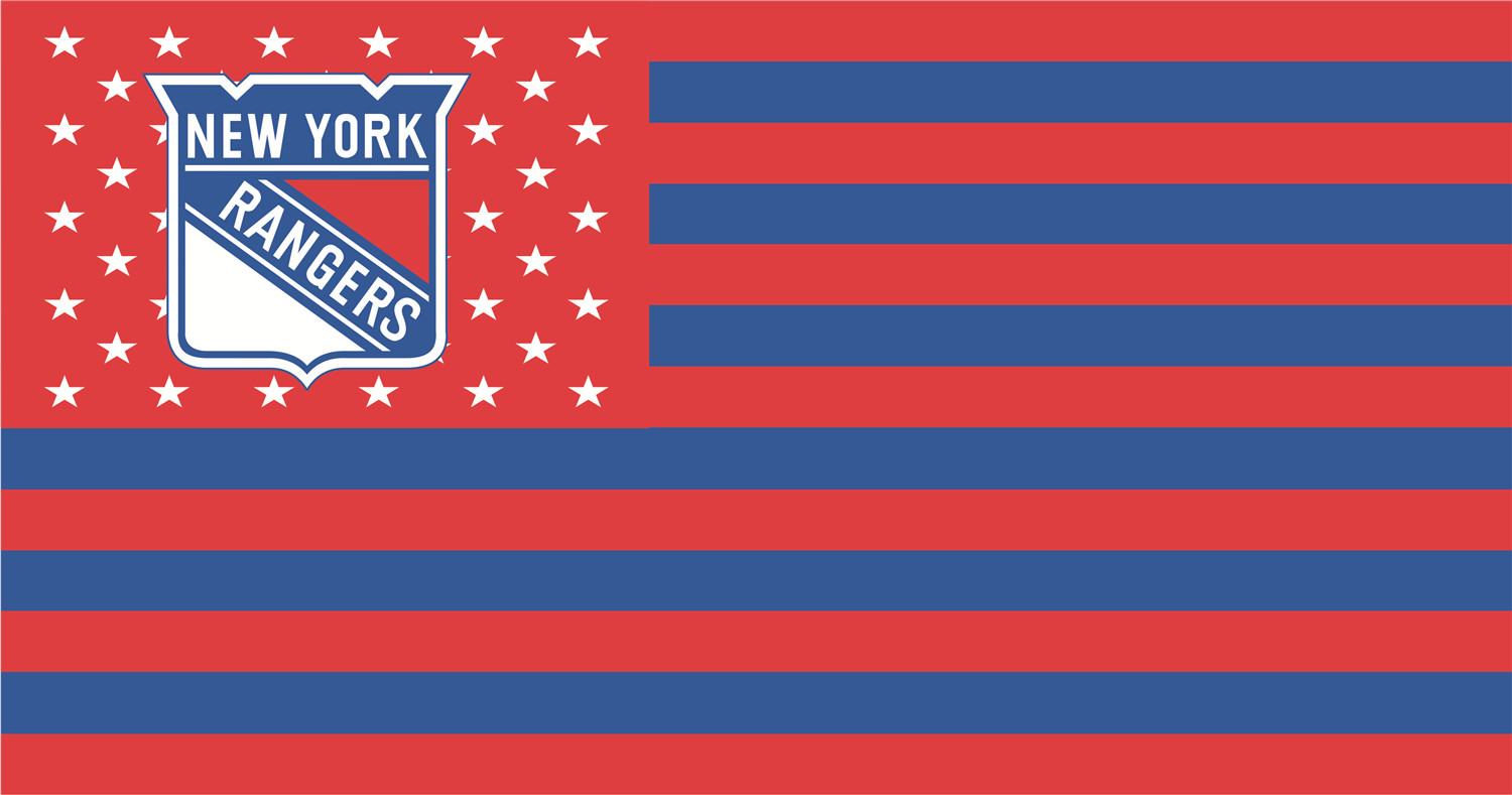 New York Rangers Flags iron on transfers